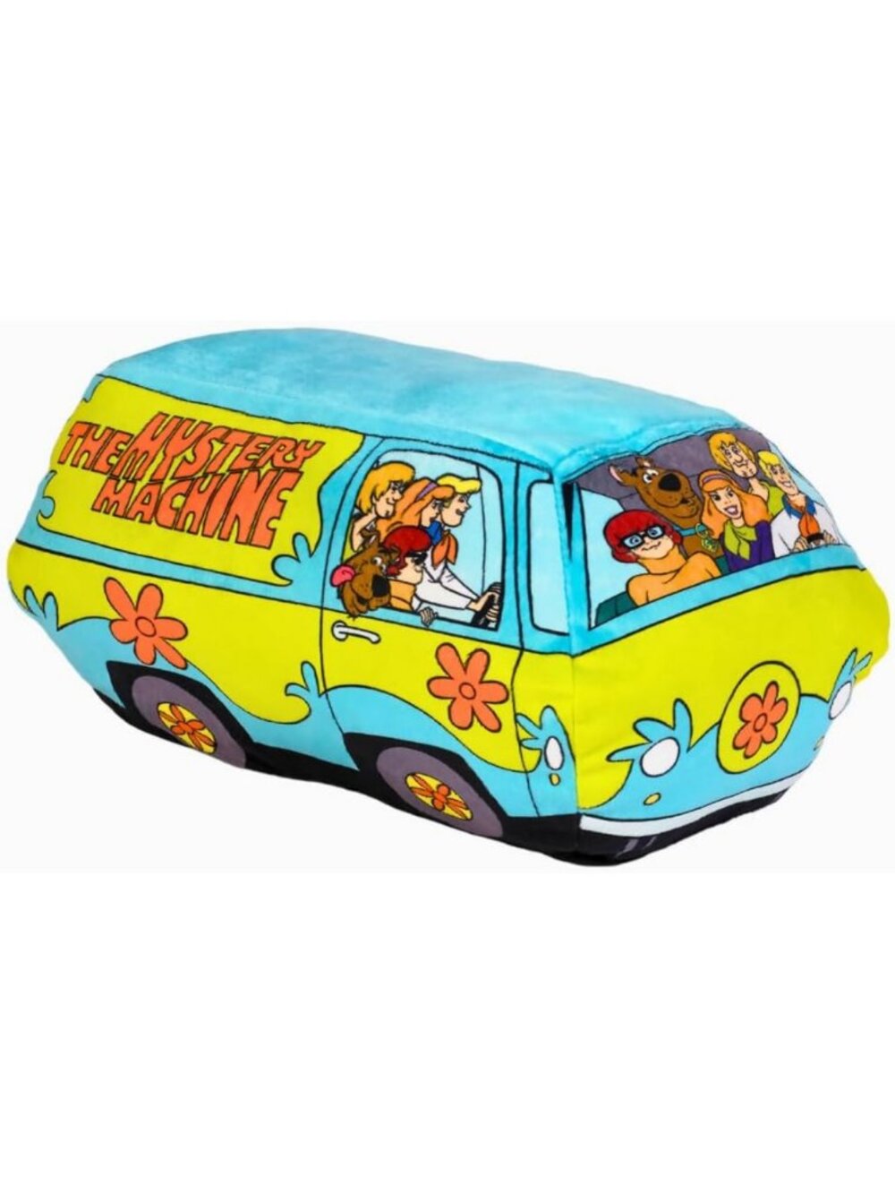 Cozy Scooby Doo Mystery Machine Van Decorative Cuddle Pillow - Super Soft